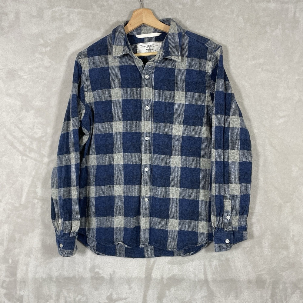 Rogue Territory RGT Flannel Shirt FITS MENS SMALL (tag youth XL?) Woven USA Made